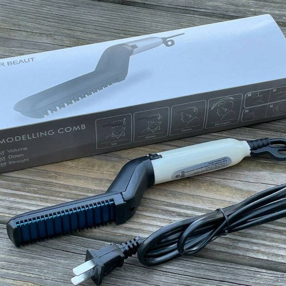 Modelling Comb Hair Straightener Electric Men Beard Styling Comb Brush Multifunc - Picture 7 of 9